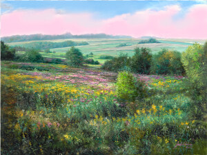 Field Of Dreams   Painting  HD Png Download