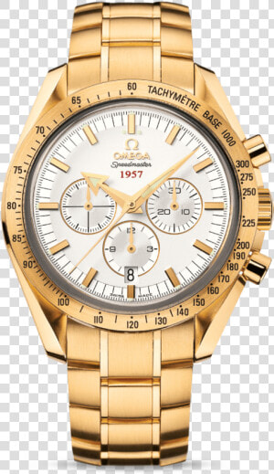 Omega Speedmaster Yellow Gold  HD Png Download