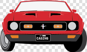 1971 Ford Mustang Mach   Race Car  HD Png Download