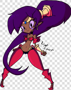 The Half Genie Hero Shantae   Cartoon  HD Png Download