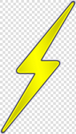 Lightning Bolt Clip Art At Vector Image Transparent   Transparent Background Lightning Bolt Icon  HD Png Download