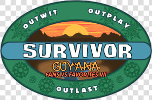 Guyana Logo   Survivor Logo Template  HD Png Download