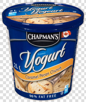 Chapman S Caramel Pecan Crunch Frozen Yogurt   Chapmans Ice Cream Yogurt  HD Png Download