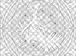 Transparent Sceptile Png   Adult Coloring Pages Pokemon  Png Download