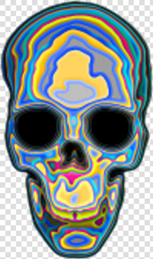 Collection Of Free Transparent Skull Trippy Download   Trippy Skull Png  Png Download