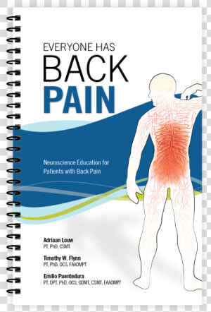 Everyone Has Back Pain   Pain Neuroscience Education Book  HD Png Download