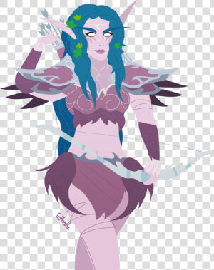 Tyrande Whisperwind Eddyedds   Cartoon  HD Png Download