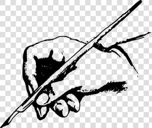 Quill Pen Writing Clip Art   Writing Hand Clip Art  HD Png Download