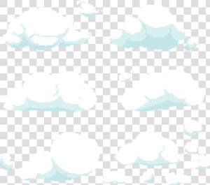 Clip Art Pixel Cloud   Pixel Art Clouds Png  Transparent Png