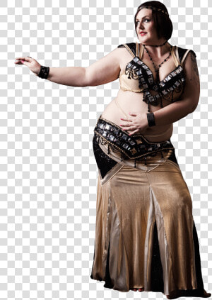 Vanessa Bellydancer Gold Art Deco  HD Png Download