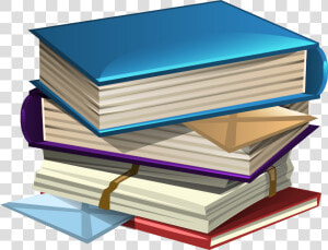 Stack Of Books Clipart Blue   Transparent Background Books Clipart  HD Png Download