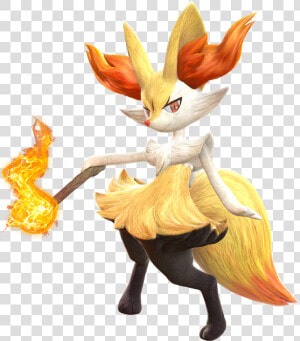     Pokken Tournament Dx Braixen  HD Png Download