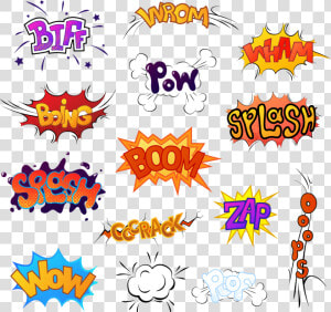 Transparent Comic Explosion Png   Comic Sound Effects Transparent  Png Download