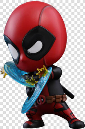 Comic Figures Hot Toys Deadpool 2 Bobble head Cosbaby   Deadpool Cosbaby  HD Png Download