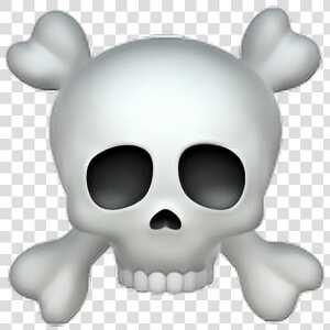 ❁ Skull And Crossbones Emoji   Tete De Mort Emoji  HD Png Download