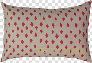 Je T Aime Carte Cushion With Red Diamond In Coconut   Cushion  HD Png Download