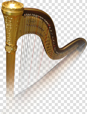 Gold Harp   Gambar Kecapi Di Mazmur  HD Png Download