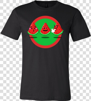 Funny Cartoon Fruit Feeling Confused Watermelon Face   Baking Designs For T Shirt  HD Png Download