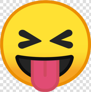 Smiley Tongue Face Emoji Png   Squinting Face With Tongue Emoji  Transparent Png