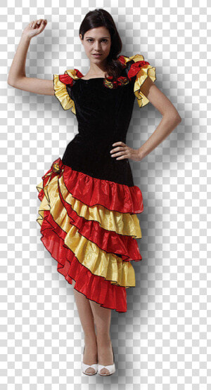 Flamenco Dancer Costume  HD Png Download