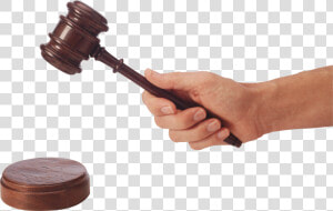 Gavel Judge Hammer In Hand   Gavel In Hand Png  Transparent Png