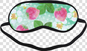 Strawberries Sleeping Mask   Cartoon Cute Cartoon Sleeping Mask Transparent  HD Png Download