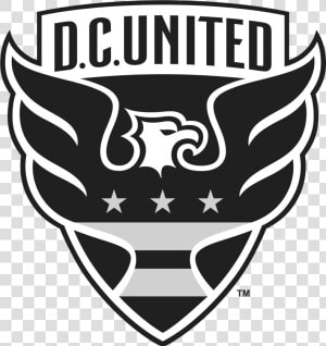 United Logo Black And White   Dc United Dream League Soccer  HD Png Download