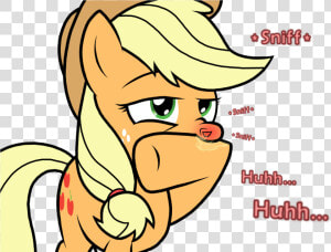 Applejack Artist Sneezyapplejack Flu Illness Artistsneezyapplejack   Runny Nose Transparent Background  HD Png Download