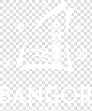 Bangor Christmas Logo Mono White Png   Social Conformity  Transparent Png