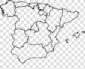 Map Of Spain Svg Clip Arts   Spain Map Clipart  HD Png Download