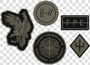 Twenty One Pilots Embroidered Patch Set  HD Png Download