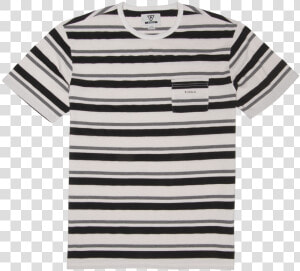 Huf Striped T Shirt  HD Png Download