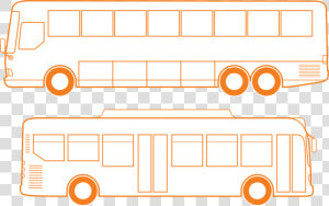 Angle area text   Bus Vector Side  HD Png Download