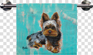 Yorkie Hand Towel   Towel  HD Png Download