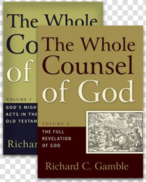 The Whole Counsel Of God   Book Cover  HD Png Download