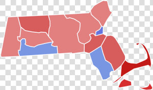 Massachusetts Senate Election Results By County   HD Png Download