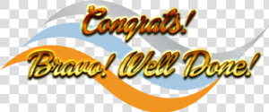 Congrats Bravo Well Done Png Background   Calligraphy  Transparent Png