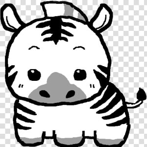 Transparent Zebra Png   Cartoon Cute Simple Zebra  Png Download