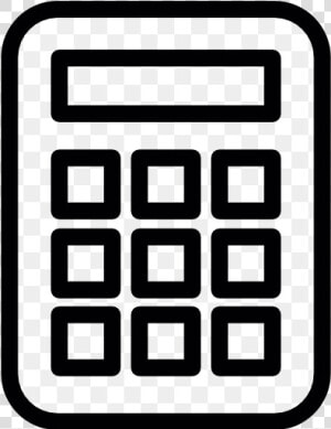 Calculator Computer Icons Calculation Square Area Transparent  HD Png Download