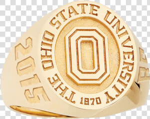 Ohio State Buckeye Ring Gold Signet  HD Png Download