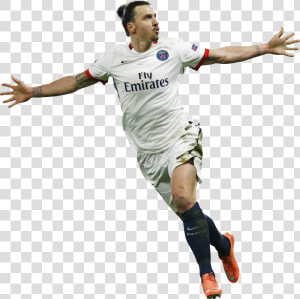 Zlatan Ibrahimovic render   Emirates  HD Png Download