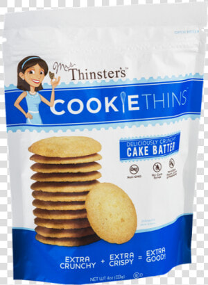 Thinsters Dark Chocolate Chip  HD Png Download