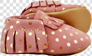 Pink Baby Moccasins Aidie London   Slipper  HD Png Download