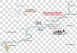 Moab Rafting Morning Map   Png Download   Map  Transparent Png