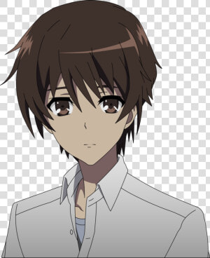 Sad Boy Png Hd Image   Anime Boy Brown Hair Brown Eyes  Transparent Png