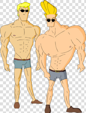 Fred And Johnny Sexy By Kim Possible333 d6fgjau   Johnny Bravo In Shorts  HD Png Download