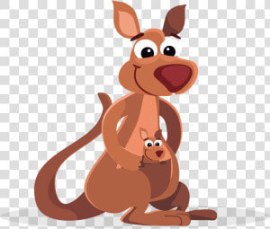 Kangaroo Free To Use Clipart   Kangaroo Baby In Bag  HD Png Download