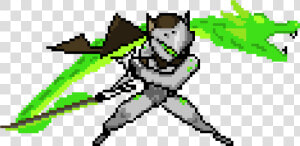 Transparent Genji Icon Png   Genji Overwatch Pixel Art  Png Download