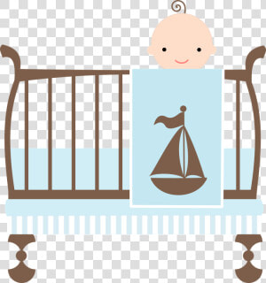 Baby Boy Graphics Illustrations Free   Baby Bed Boy Clipart  HD Png Download