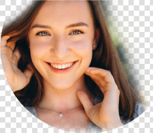 Retrato De Mujer Feliz   Png Download   Sorriso Com Bigode Chines  Transparent Png